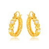 Wholesale Alloy Retro Geometric Earrings Plated With Gold