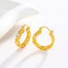 Wholesale Alloy Retro Geometric Earrings Plated With Gold
