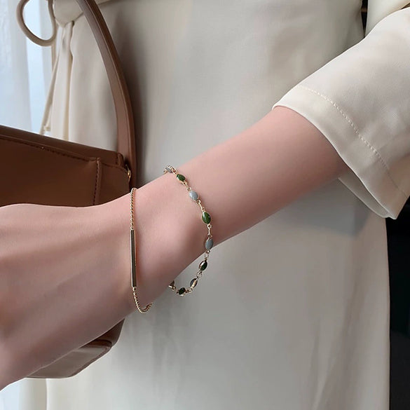 Wholesale Alloy Retro Geometric Electroplating Women's Bracelet