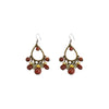 Wholesale Alloy Retro Geometric Water Drop Tassel Electroplated Women's Earrings