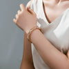 Wholesale Alloy Retro Light Luxury Electroplated Bracelet For Women