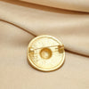 Wholesale Alloy Retro Style Flower Hat Brooch For Women With Electroplating Treatment
