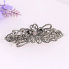 Wholesale Alloy Retro Women's Crystal Ponytail Hairpin With Electroplating Treatment