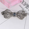 Wholesale Alloy Retro Women's Crystal Ponytail Hairpin With Electroplating Treatment
