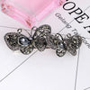 Wholesale Alloy Retro Women's Crystal Ponytail Hairpin With Electroplating Treatment