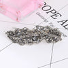 Wholesale Alloy Retro Women's Crystal Ponytail Hairpin With Electroplating Treatment
