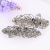 Wholesale Alloy Retro Women's Crystal Ponytail Hairpin With Electroplating Treatment