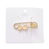 Wholesale Alloy Rhinestone Bow Duckbill Clip Hairpin With Electroplating For Women In Little Fresh Style