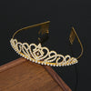 Wholesale Alloy Rhinestone Crystal Handmade Women's Crown Jewelry