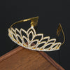 Wholesale Alloy Rhinestone Crystal Handmade Women's Crown Jewelry