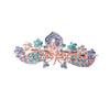 Wholesale Alloy Rhinestone Flower Hairpin For Ladies With Electroplating Treatment