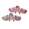 Wholesale Alloy Rhinestone Flower Hairpin For Ladies With Electroplating Treatment