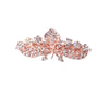 Wholesale Alloy Rhinestone Flower Hairpin For Ladies With Electroplating Treatment