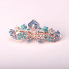 Wholesale Alloy Rhinestone Flower Hairpin For Ladies With Electroplating Treatment