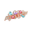 Wholesale Alloy Rhinestone Hairpin Vintage Metal Spring Clip Hair Accessory Set With Diamonds
