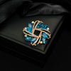 Wholesale Alloy Rhinestoneencrusted Geometric And Flower Brooches For Scarves With Electroplating