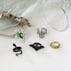 Wholesale Alloy Ring Retro Style With Skull Snakeshaped Bat Animal Zodiac Pattern Electroplated For Unisex