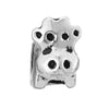 Wholesale Alloy Round Beads Cartoon Totem Electroplated Jewelry Accessories Bracelet Loose Beads