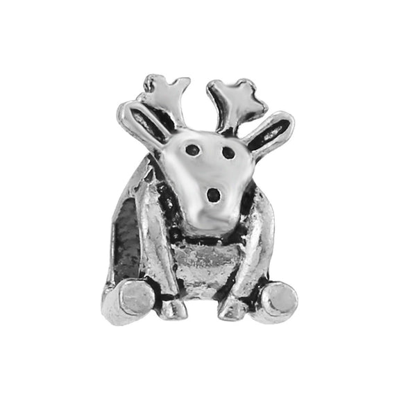 Wholesale Alloy Round Beads Cartoon Totem Electroplated Jewelry Accessories Bracelet Loose Beads