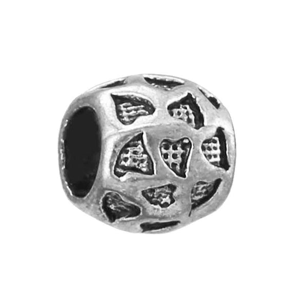 Wholesale Alloy Round Beads Cartoon Totem Electroplated Jewelry Accessories Bracelet Loose Beads