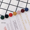 Wholesale Alloy Round Earrings With Spray Paint And Baking Paint Treatment Diy Jewelry Accessories