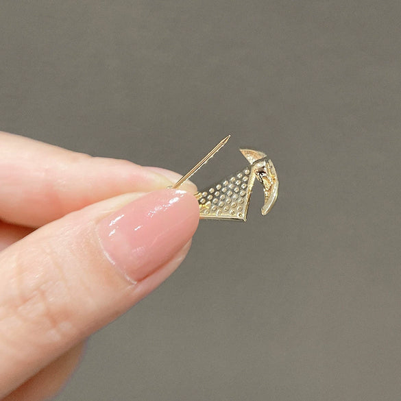 Wholesale Alloy Sailing Brooch With Flower Pattern For Women Natural Style Electroplated
