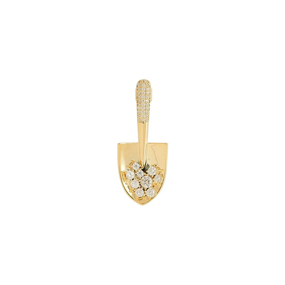Wholesale Alloy Shovelshaped Electroplated Brooch For Women