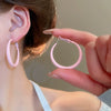 Wholesale Alloy Silver Pink Sweet Flower Ear Studs With Electroplating For Women Mori Cute Joker Design