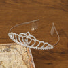 Wholesale Alloy Silver Plated Electroplating Crown Tiara Comb Women's Bridal Jewelry Hair Accessories