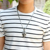 Wholesale Alloy Skull Head Geometric Hiphop Long Necklace Pendant With Box Chain And Electroplating For Men And Women