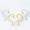 Wholesale Alloy Snakeshaped Animals Zodiac Punk Retro Exaggerated Niche Electroplated Women's Earrings