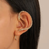Wholesale Alloy Snakeshaped Animals Zodiac Punk Retro Exaggerated Niche Electroplated Women's Earrings