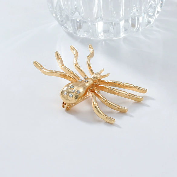 Wholesale Alloy Spider Pendant Jewelry Set With Electroplating For Women Necklace Ring Brooch Earrings