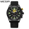 Wholesale Alloy Sports Multifunctional Luminous Waterproof Quartz Watch For Men With Round Dial