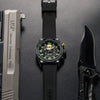 Wholesale Alloy Sports Multifunctional Luminous Waterproof Quartz Watch For Men With Round Dial