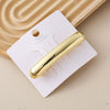 Wholesale Alloy Spring Clip Hairpin With Small Stars Pattern And Electroplating Process For Women