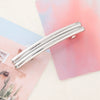 Wholesale Alloy Spring Clip Hairpin With Small Stars Pattern And Electroplating Process For Women