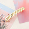 Wholesale Alloy Spring Clip Hairpin With Small Stars Pattern And Electroplating Process For Women