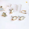Wholesale Alloy Square Electroplated Earrings For Female As Allmatch Niche Jewelry Accessories