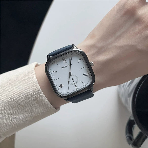 Wholesale Alloy Square Retro Watch With Roman Scale For Women Leisure Style