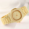 Wholesale Alloy Stainless Steel Oval Fashion Trend Waterproof Quartz Calendar Watch For Female