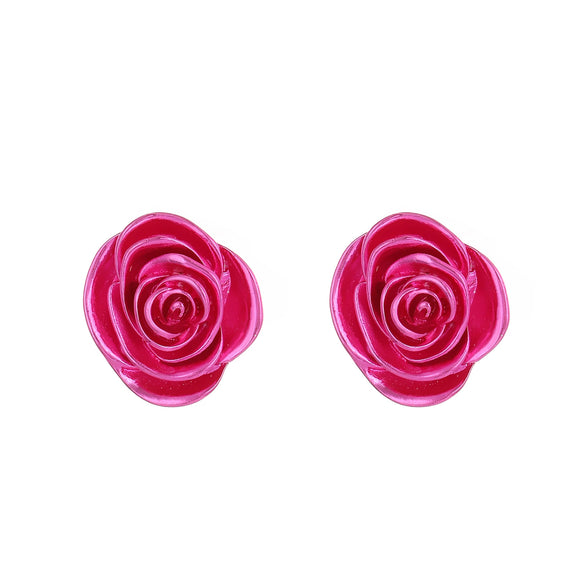 Wholesale Alloy Stud Earrings Women's Geometric And Flower Style Electroplated