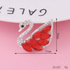 Wholesale Alloy Swan Rhinestone Mini Jewelry Phone Case Accessories With Electroplating And Return Pattern In Light Luxury Style