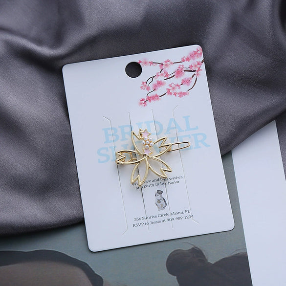 Wholesale Alloy Sweet Style Hair Accessories Starry Sky Cat Unicorn Frog Side Clips With Oiling Treatment