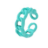 Wholesale Alloy Threaded Twist Ring Niche Style Geometric Pattern Electroplated