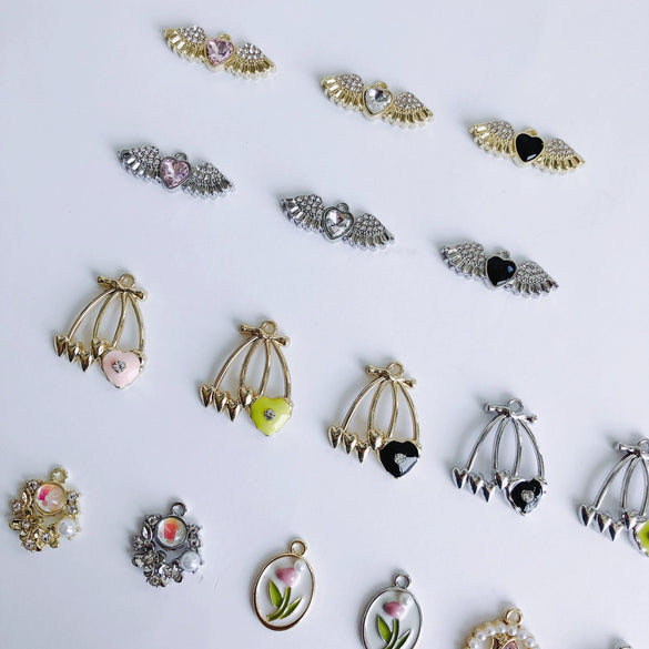 Wholesale Alloy Torus Tassel Pendant Jewelry Accessories With Electroplating Treatment