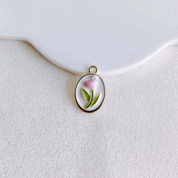 Wholesale Alloy Torus Tassel Pendant Jewelry Accessories With Electroplating Treatment