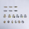 Wholesale Alloy Torus Tassel Pendant Jewelry Accessories With Electroplating Treatment