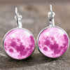 Wholesale Alloy Vintage Geometric Gem Pendant Earrings With Electroplating
