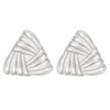 Wholesale Alloy Women's Asymmetric Heartshaped Liquid Lava Earrings With Geometric Pattern And Electroplating